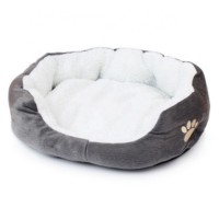 Paw Pet Sofa Dog Beds Soft Material Nest Dog Baskets 6 Colors Soft Fleece Warm Cat Bed Fall and Winter Warm Kennel large dog bed