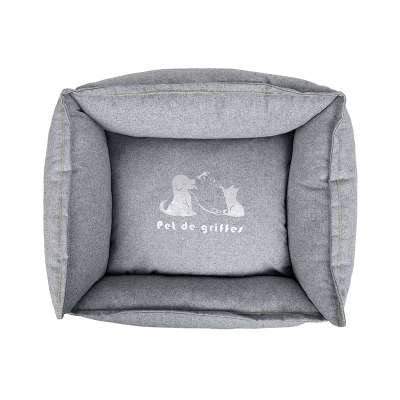 luxury pet indoor Wholesale Fashion Hot Sale soft Dog house custom square dog bed Warm Waterproof Sofa Dog Wool Sofa